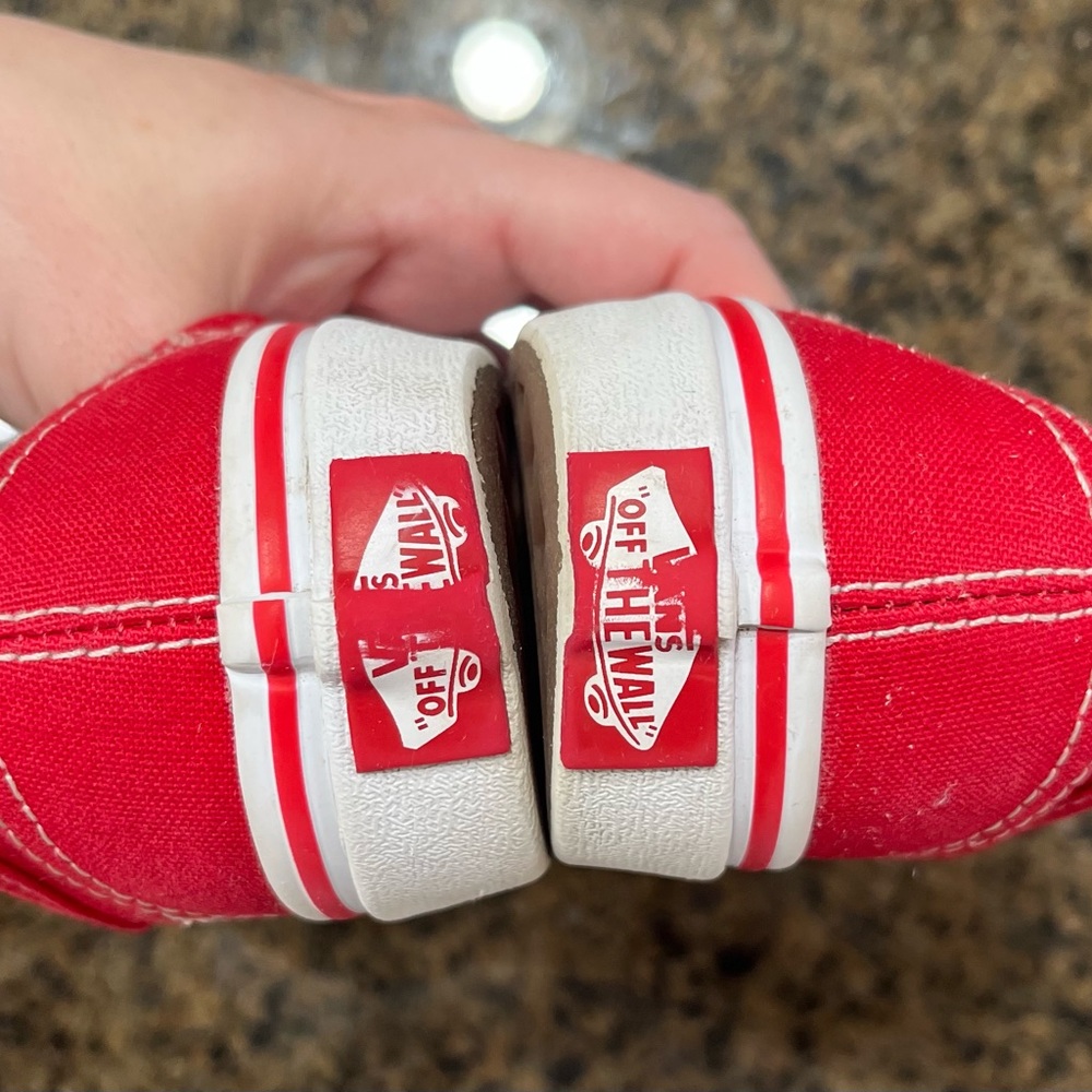 SOLD Red vans - Picture 6 of 6